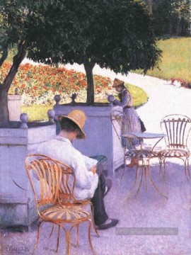 Gustave Caillebotte œuvres - Les orangers Gustave Caillebotte